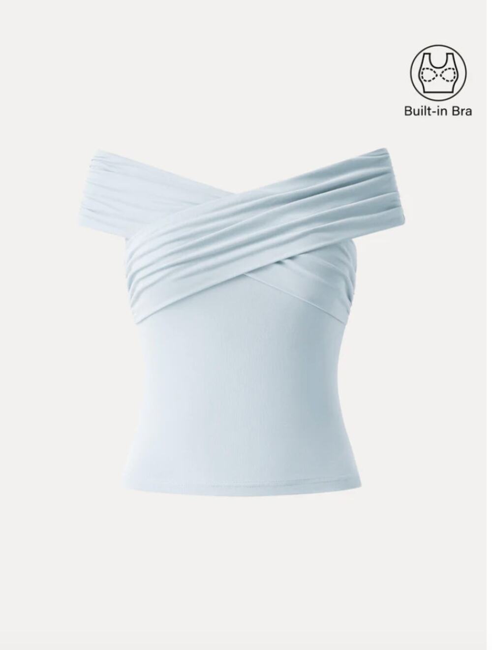 OGL Criss Cross Off Shoulder New Airy Brami Top NWT M